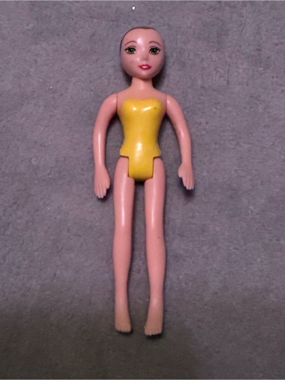 Disney Belle Small Doll Figure Yellow Outfit Missing Accessories